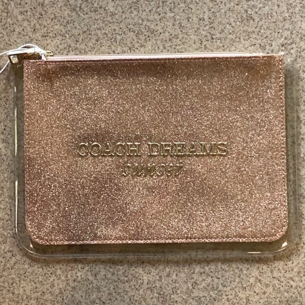 COACH DREAMS SUNSET POUCH Pink NEW